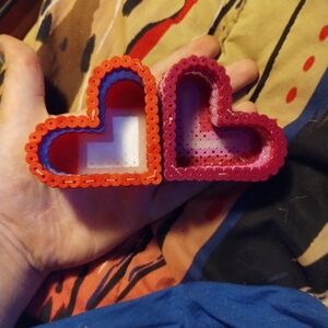 Small Valentine's Heart Container 2 Pc